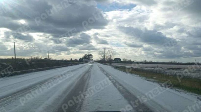 Χαλαζόπτωση και προβλήματα στην Ηλεία για δεύτερη μέρα